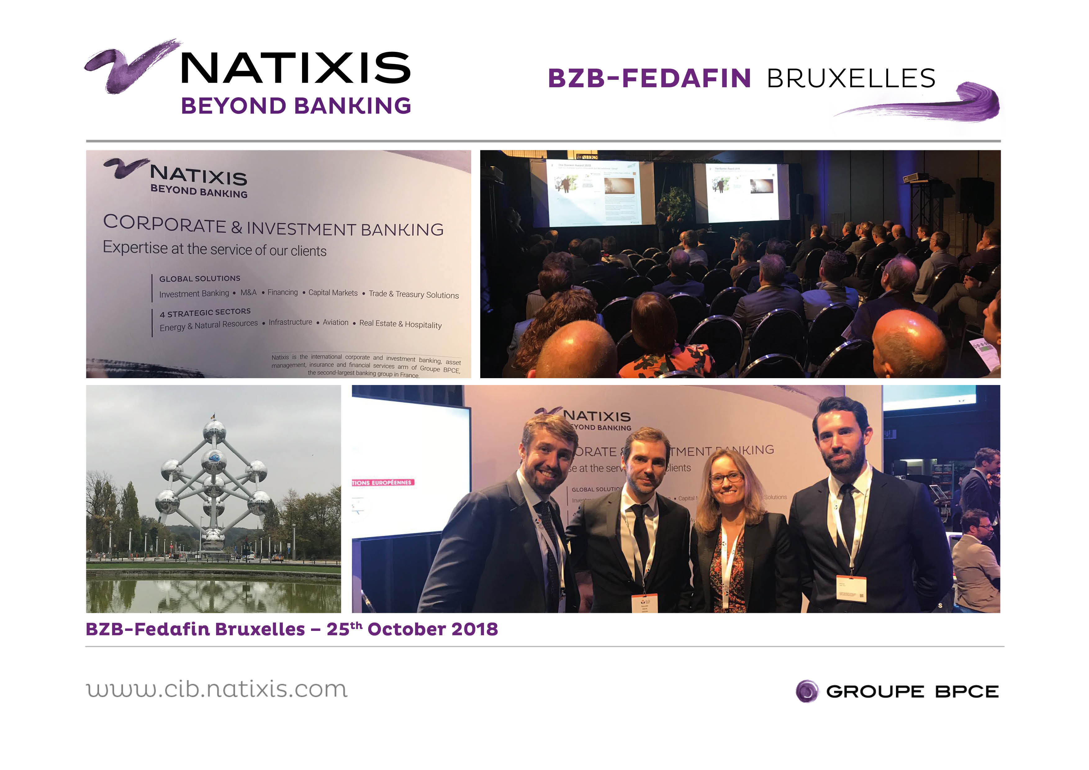Natixis présente au Congres BZB-Fedafin à Bruxelles !